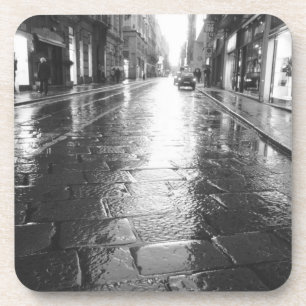 Turin Italien, Wet Street Abend Untersetzer