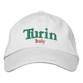 Turin Italy City Pride Bestickte Baseballkappe