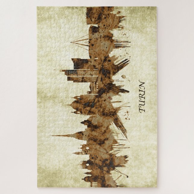 Turin Italy Cityscape (Vertikal)