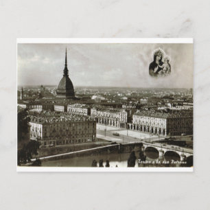Turin, Turin, Stadt Ansicht Postkarte