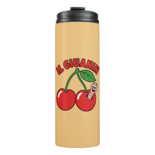 Turin Vintage Maskottchen - 70er Retro-Stil Thermosbecher