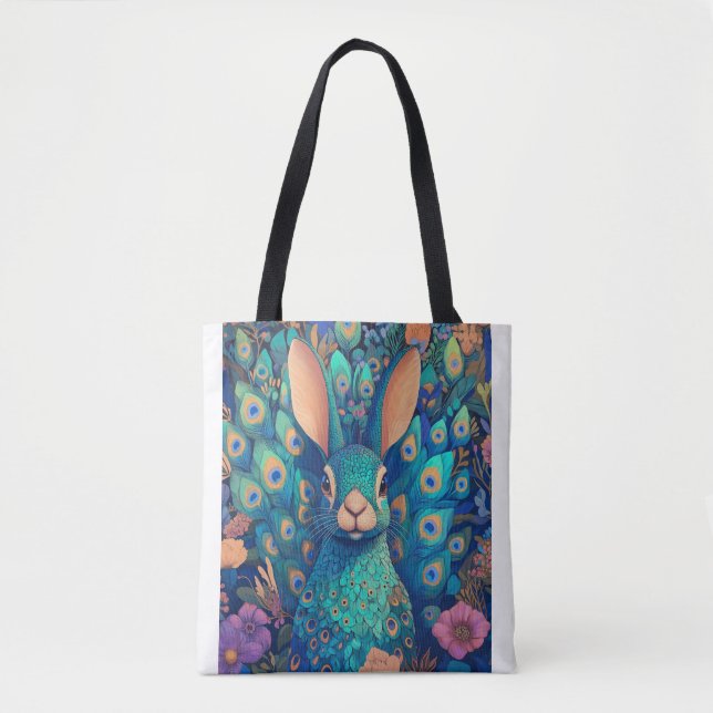 Turkalischer Hase im Garten Tasche (Vorderseite)
