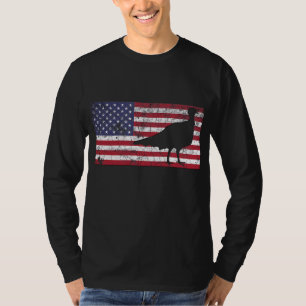 Türkei American Flag USA Vater 4. Juli Thanksgiv T-Shirt