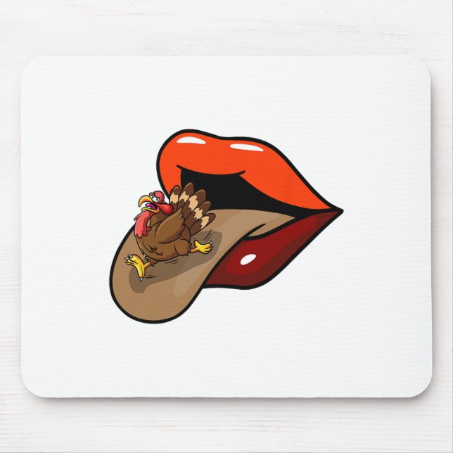 Türkei Ausstieg Erntedank Tag Sonnige Lippen Fall Mousepad (Vorne)