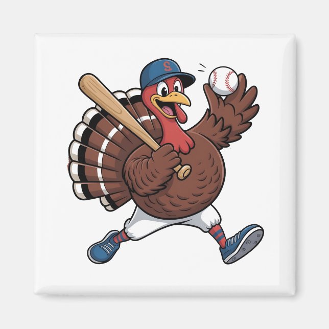 Türkei Batter Baseball Baseball Game Baseball Magnet (Vorne)