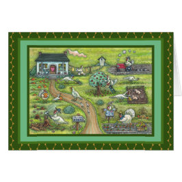 TÜRKEI-BETRIEB, LAND ERNTEDANK GREETING CARD V