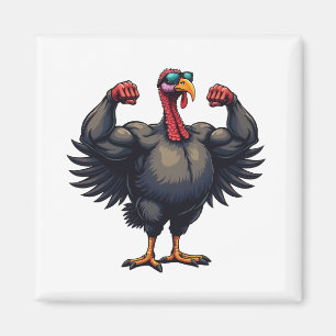 Türkei Bodybuilding Erntedank Day Gym Workout Magnet
