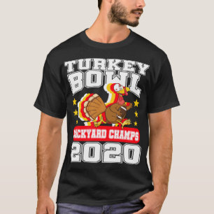Türkei Bowl 2020 Erntedank Fußball Funny Geschen T-Shirt