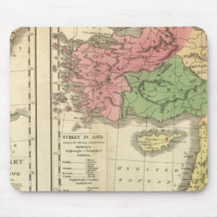 Türkei Chronologische Karte Mousepad