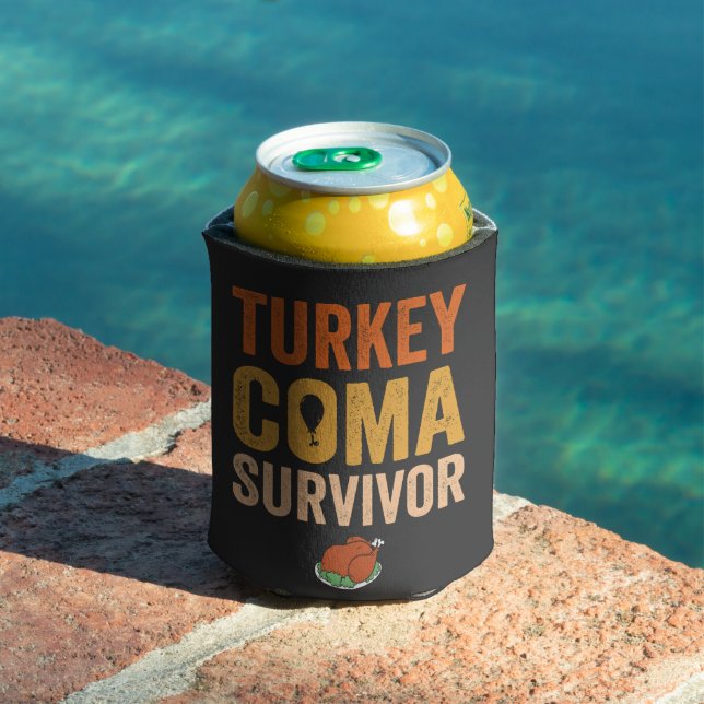 Türkei Coma Survivor Funny Erntedank Geschenk Dosenkühler (In Situ Pool)