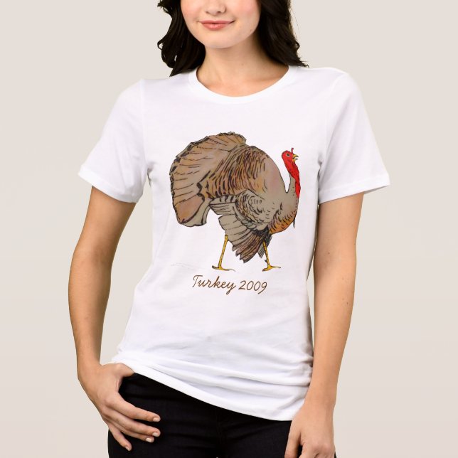 TÜRKEI-Erntedank - aktuelles Jahr Tri-Blend Shirt (Vorderseite)