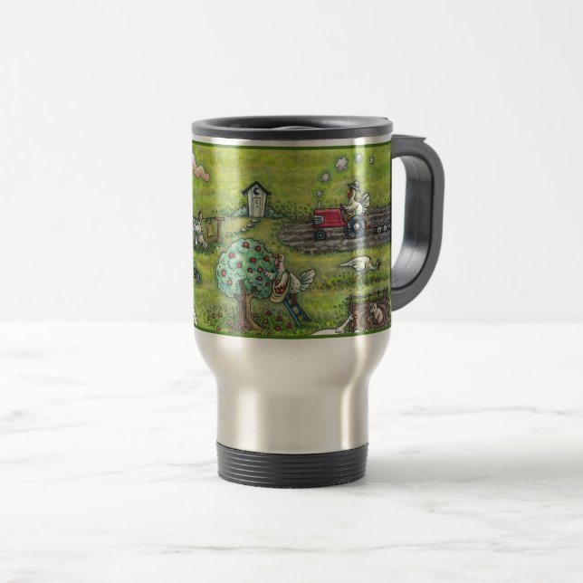 TÜRKEI-ERNTEDANK FUNNY REISE COMMUTER TASSE (VorderseiteRechts)