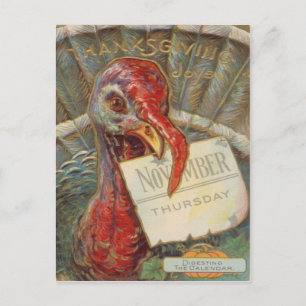 Türkei Essen November Kalender Postkarte