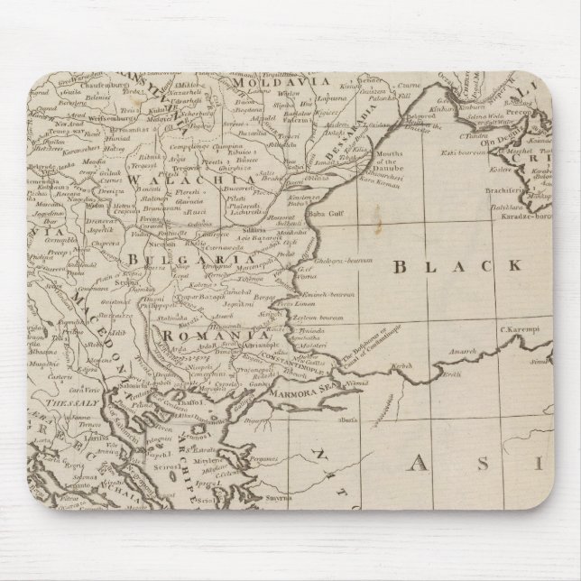 Türkei, Europa und Ungarn Mousepad (Vorne)