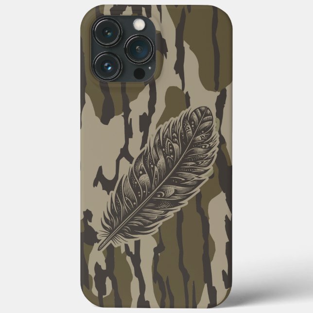 Türkei Feather Bottomland Camouflage Forest Camouf Case-Mate iPhone Hülle (Rückseite)