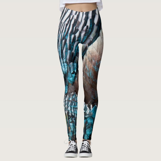 Türkei Federn Leggings (Vorderseite)