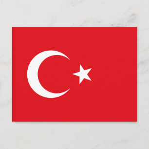 Türkei Flag Postkarte