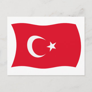Türkei Flag Postkarte