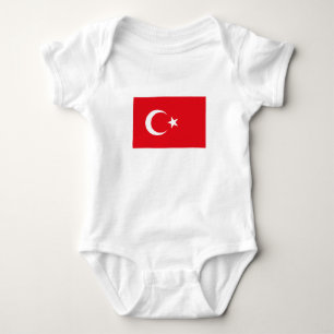 Türkei-Flagge Baby Strampler