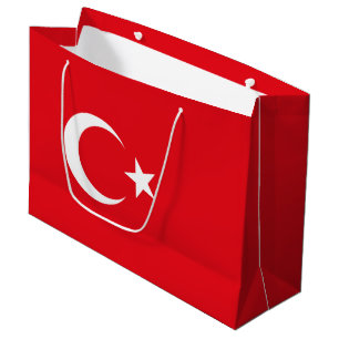 Türkei-Flagge Große Geschenktüte