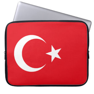 Türkei-Flagge Laptopschutzhülle