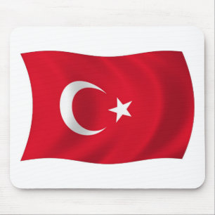 Türkei-Flagge-Mauspad Mousepad