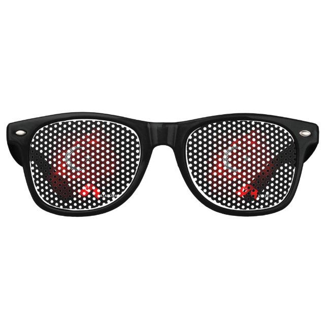 Türkei-Flagge Partybrille (Vorderseite)