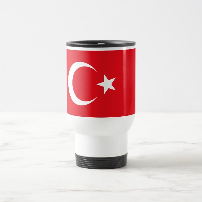 Türkei-Flagge Reisebecher (Mittel)