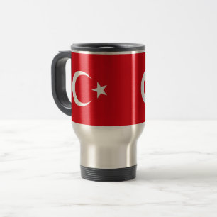 Türkei-Flagge Reisebecher
