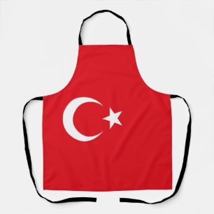 Türkei-Flagge Schürze