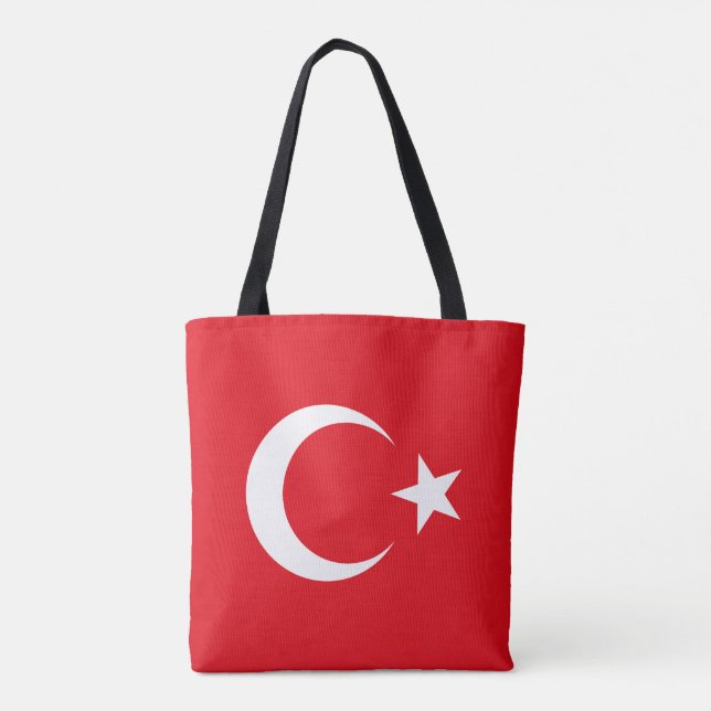 Türkei-Flagge Tasche (Rückseite)