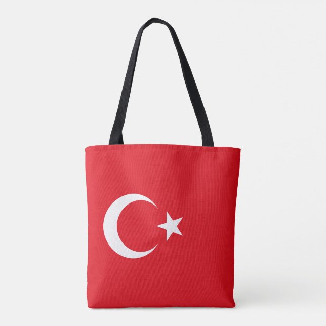 Türkei-Flagge Tasche (Rückseite)
