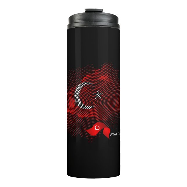 Türkei-Flagge Thermosbecher (Vorderseite)