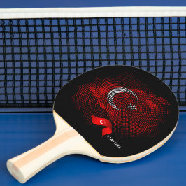 Türkei-Flagge Tischtennis Schläger