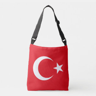 Türkei-Flagge Tragetaschen Mit Langen Trägern