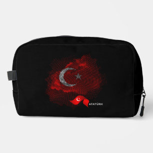 Türkei-Flagge Waschbeutel