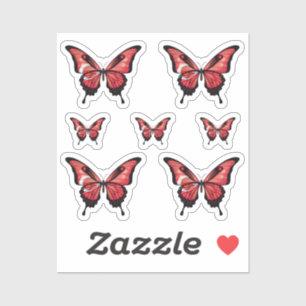 Türkei Frack Butterfly Flag Aufkleber