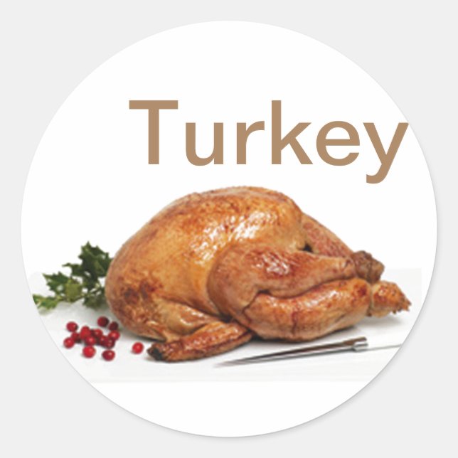 Türkei Frozer Bag Stickers (Vorderseite)