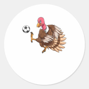 Türkei Fußball Erntedank Türkei Fußball spielen T Runder Aufkleber