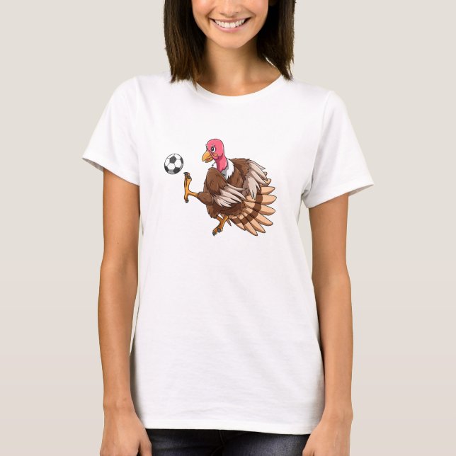 Türkei Fußball Erntedank Türkei Fußball spielen T T-Shirt (Vorderseite)