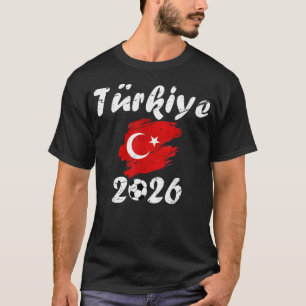 Türkei-Fußballanhänger 2026 Fußballfan türkisch T-Shirt