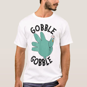 Türkei Gobble Handschuh Thanksgivin Krankenschwest T-Shirt