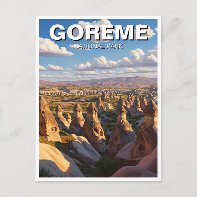 Türkei Goreme National Park Cappadocia Postkarte (Vorderseite)
