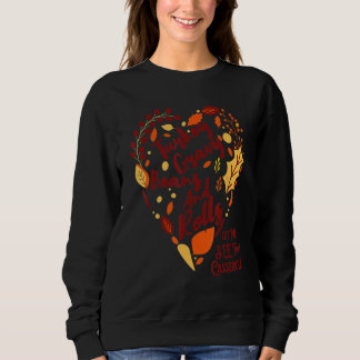 Türkei Gravy Bohnen und Rollen Ließ mir sehen, das Sweatshirt