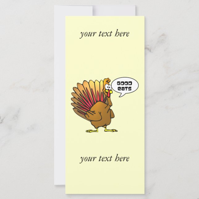 Türkei Gutes isst Business Rack Card (Vorderseite)