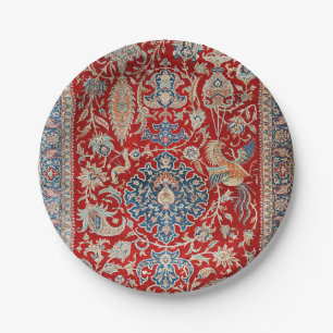 Türkei Hereke Royal Red Blue Blues Pappteller