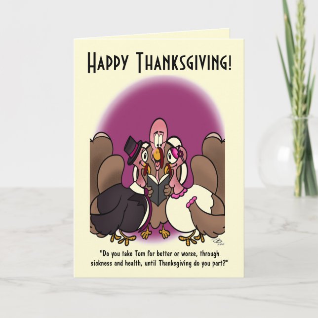 Türkei Hochzeitgelbe Note Card (Vorderseite)