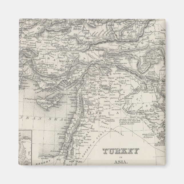 Türkei in Asien 4 Magnet (Vorne)