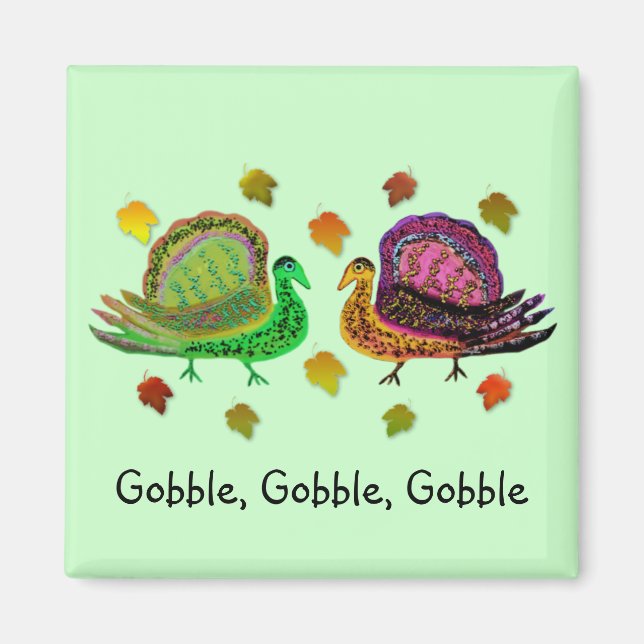 Türkei in den Herbstlauben Magnete Magnet (Vorne)