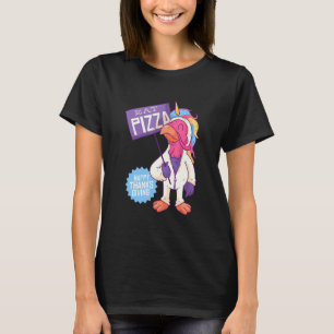 Türkei in Einhornkostüm, Pizza essen, Thanksgivin T-Shirt